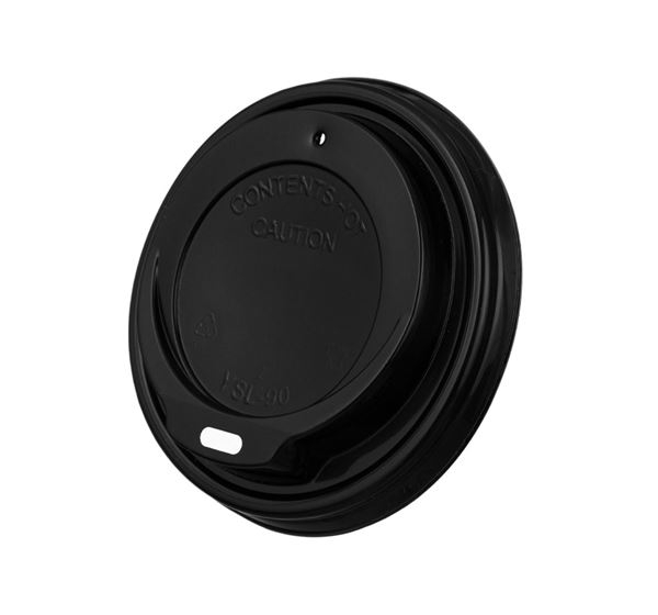 Καπάκι PP μαύρο πιπίλα 90mm 100 τεμάχια