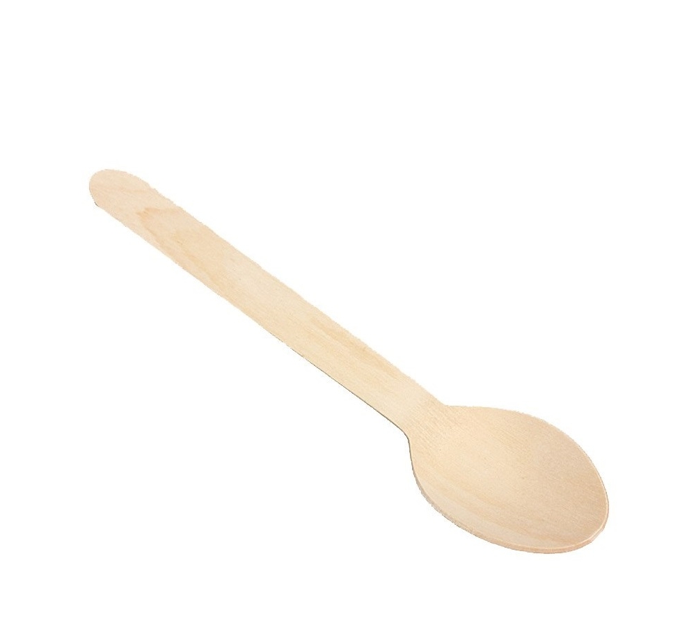 Ξύλινο κουτάλι 16cm 1/1 συσκευασμένο 50τεμ.