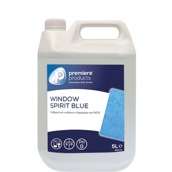 Καθαριστικό τζαμιών Window Spirit Blue 5Lt