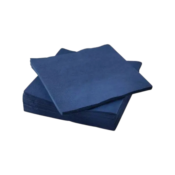 Χαρτοπετσέτα πολυτελείας 40Χ40 / 2φύλλων Μπλε Σκούρο